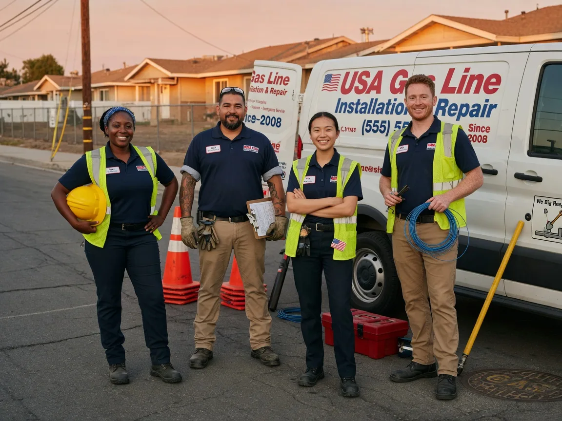 Gas Line Installation company in Point, TX